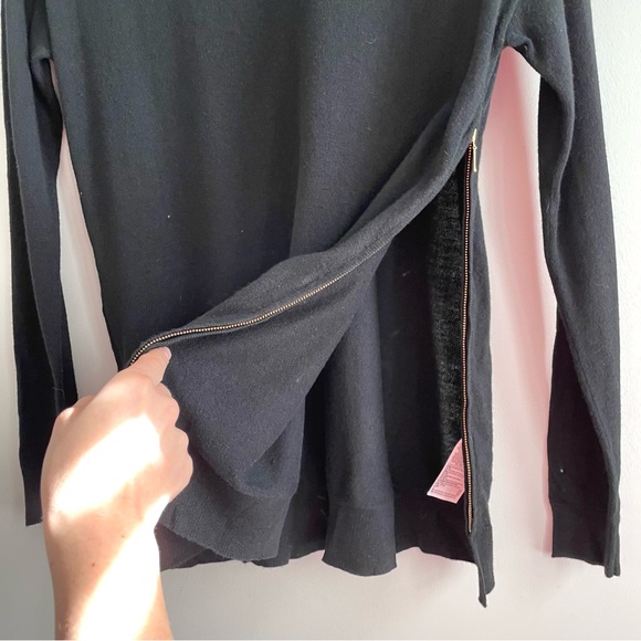 Banana Republic High Side Zip Slits Tunic Knit Sweater - Picture 6 of 12